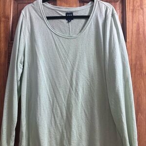 GAP Women's Soft Mint Long Sleeve Tee